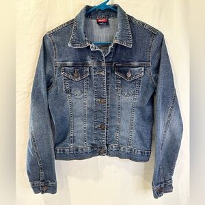 Angel Jeans Denim Jacket size M. Made in the USA. Very Good Shape.